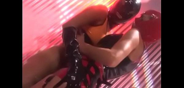  Masked lesbian bound and toyed with by mistresses